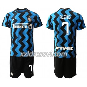 Inter Milan Alexis Sanchez 7 Domaći Dječji Komplet Dresovi za Nogomet 2020-2021 (+ kratke hlače)